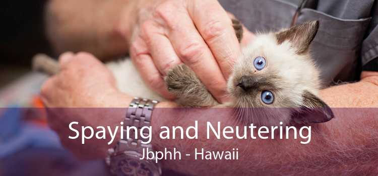 Spaying and Neutering Jbphh - Hawaii